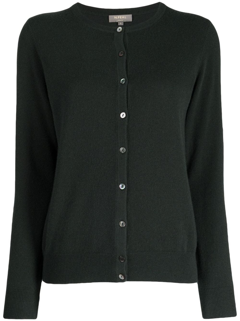 N.Peal fine-knit cashmere cardigan - Green von N.Peal