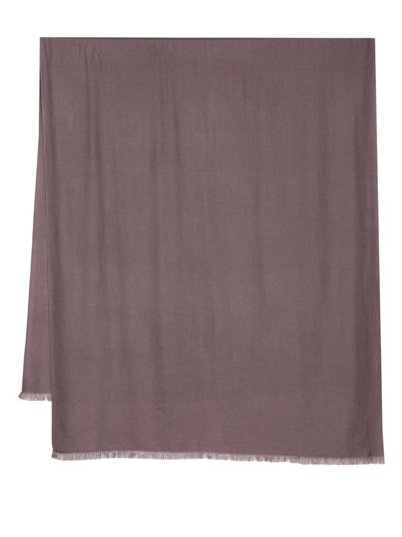 N.Peal fine-knit cashmere scarf - Purple von N.Peal