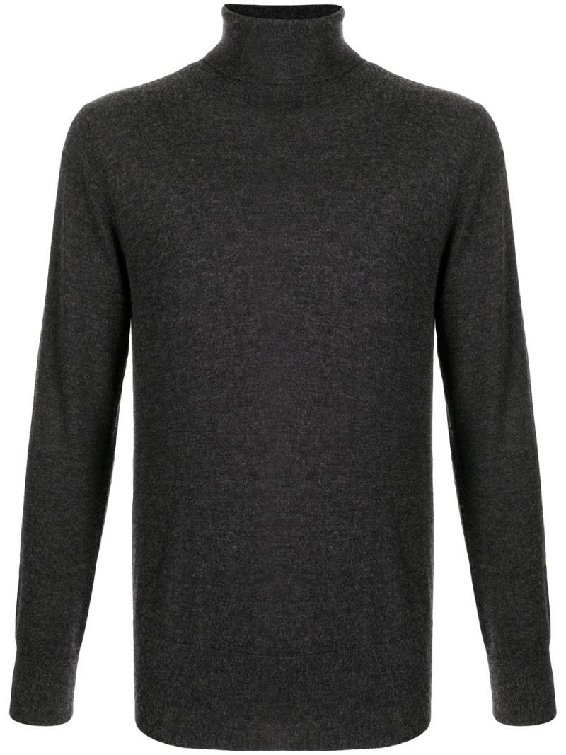 N.Peal fine knit roll neck jumper - Grey von N.Peal