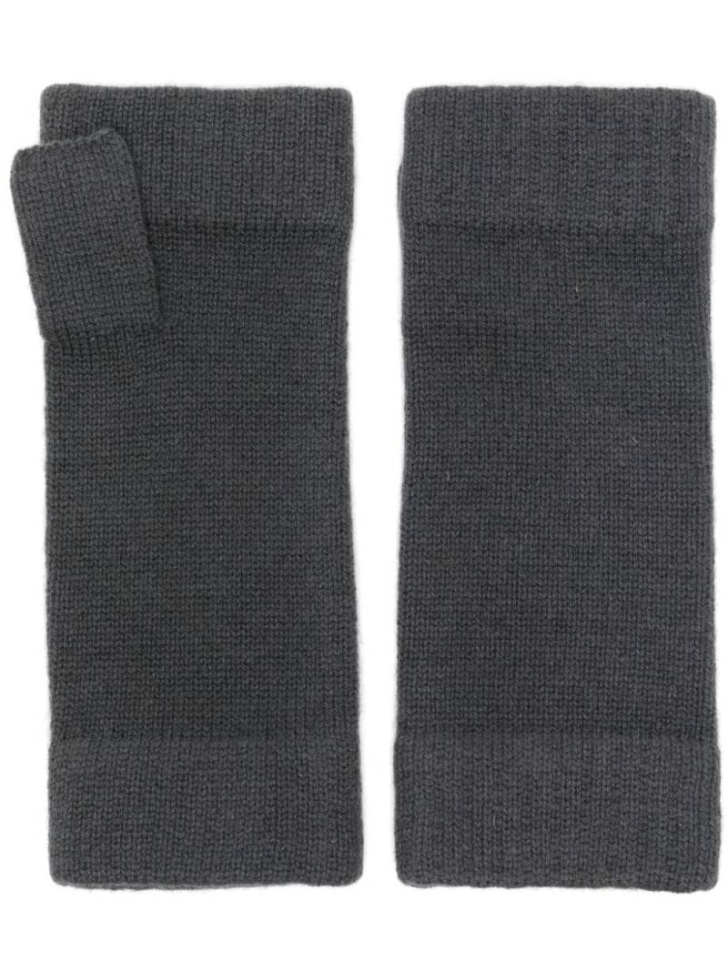 N.Peal fingerless cashmere gloves - Grey von N.Peal