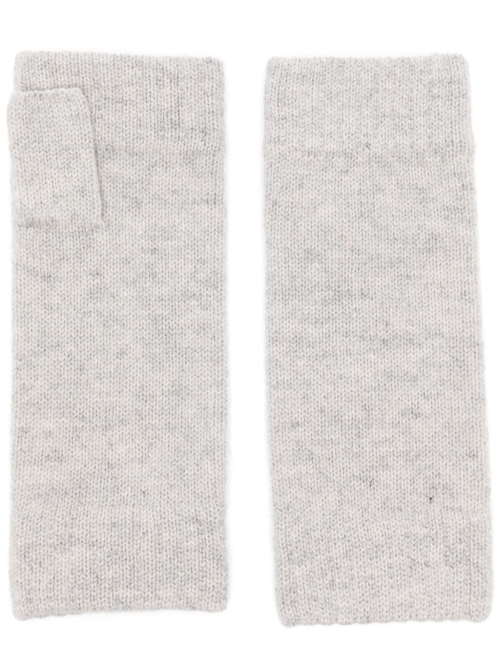 N.Peal fingerless cashmere gloves - Grey von N.Peal