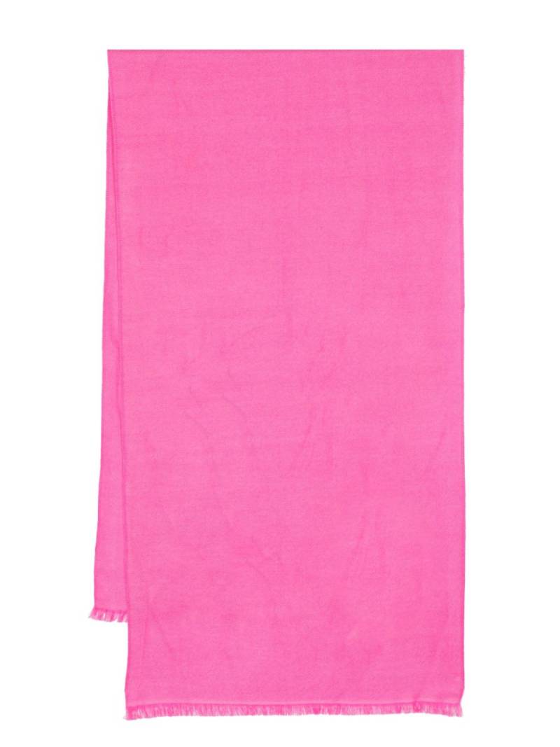 N.Peal frayed cashmere shawl - Pink von N.Peal