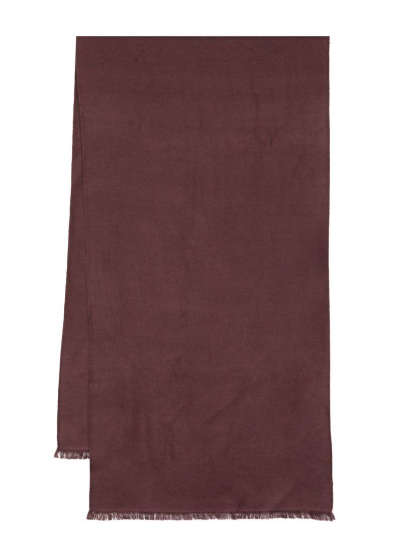 N.Peal frayed pashmina stole - Red von N.Peal