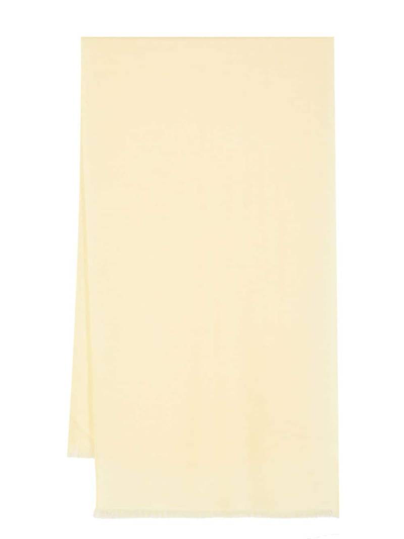 N.Peal frayed pashmina stole - Yellow von N.Peal