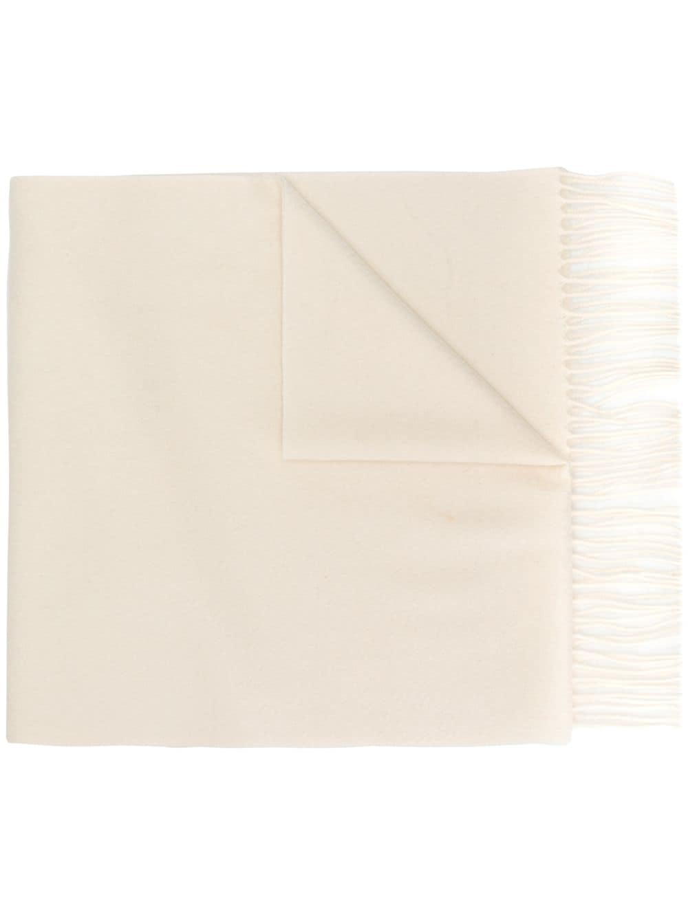 N.Peal fringe-edge scarf - Neutrals von N.Peal