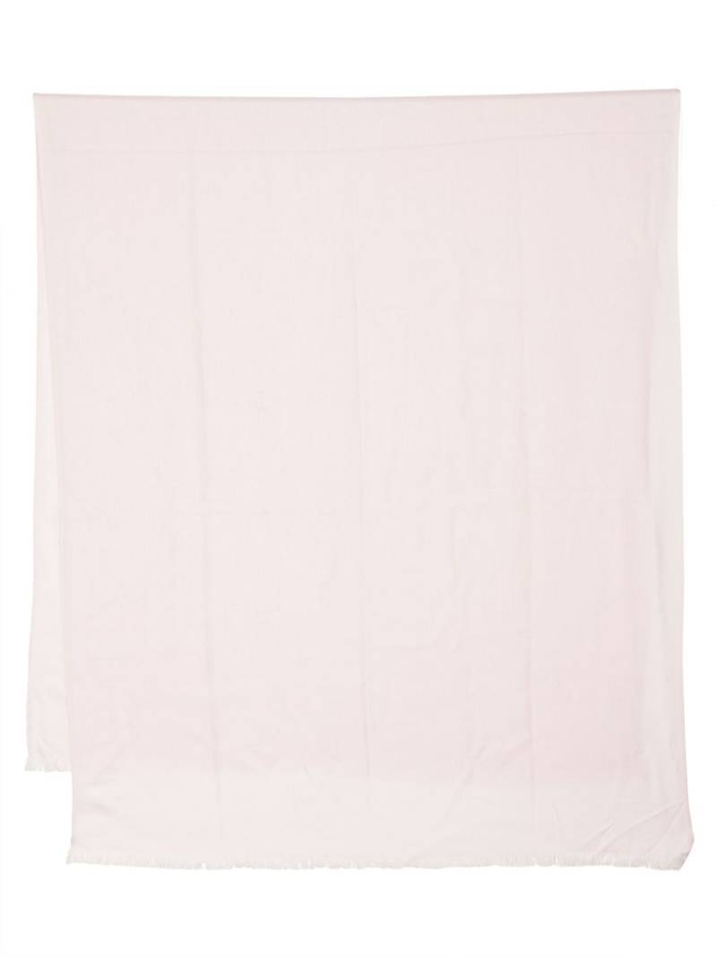 N.Peal fringed-edge cashmere scarf - Pink von N.Peal