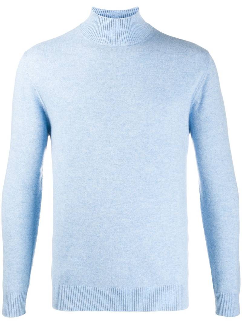 N.Peal funnel neck jumper - Blue von N.Peal