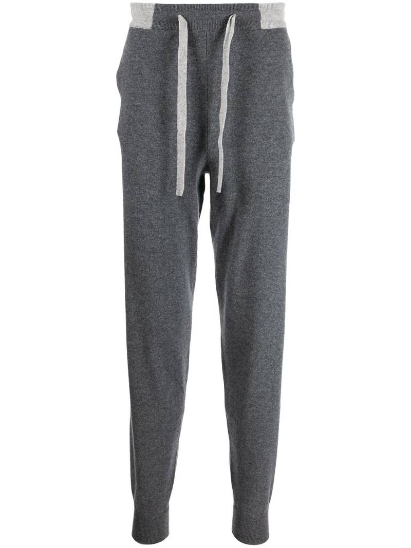 N.Peal knitted two-pocket track trousers - Grey von N.Peal