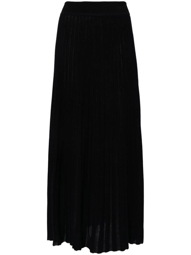 N.Peal long knitted skirt - Black von N.Peal