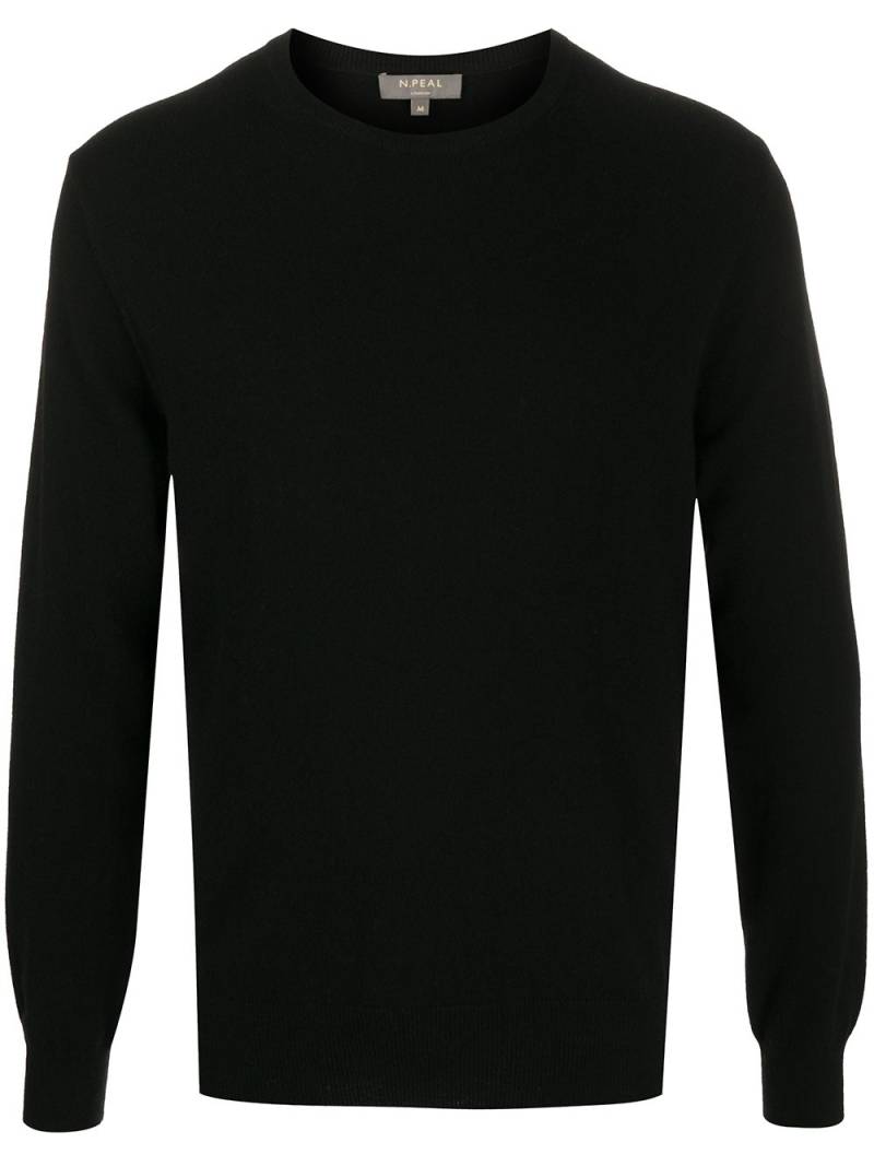 N.Peal long sleeve cashmere jumper - Black von N.Peal