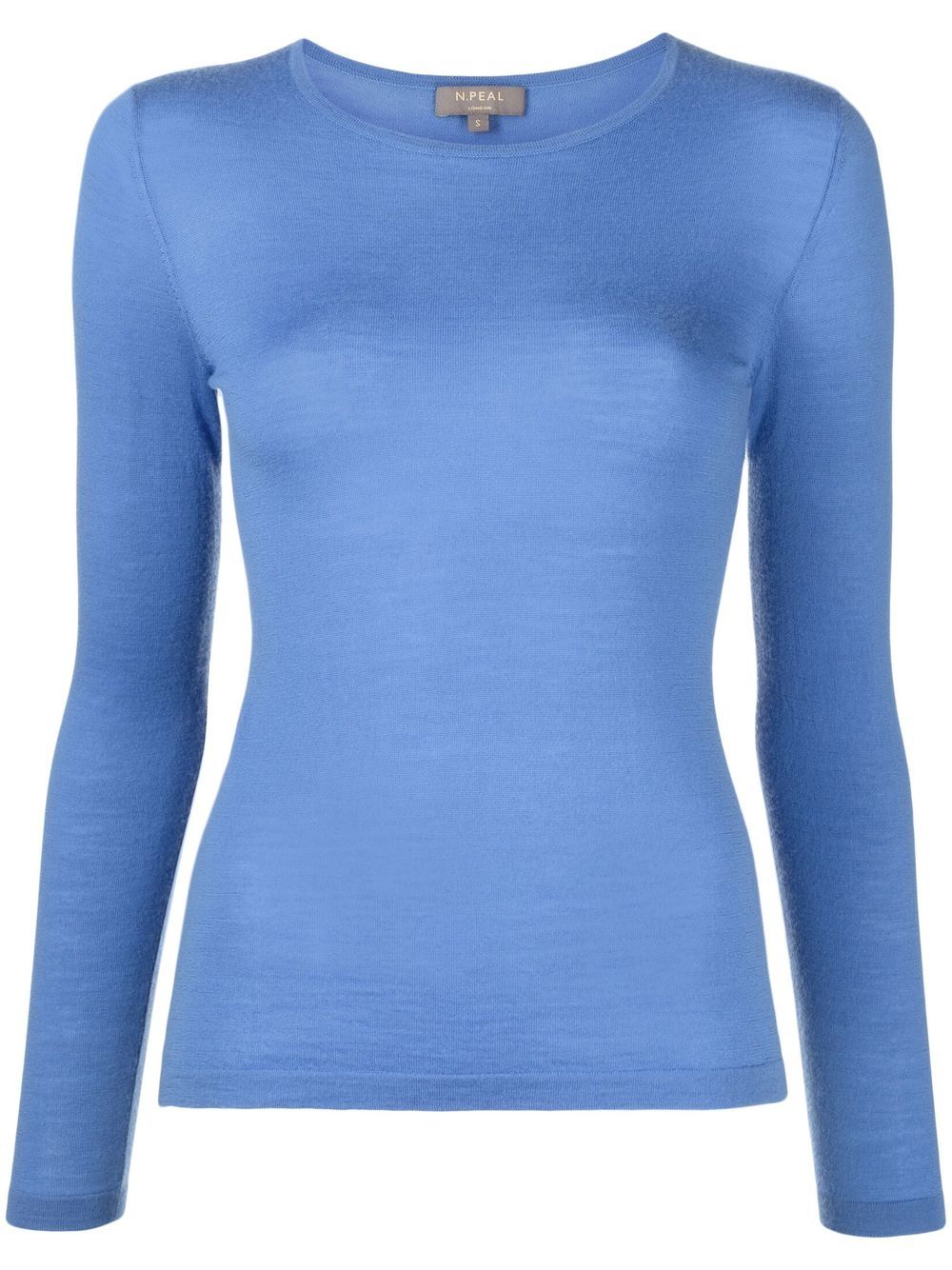 N.Peal long-sleeved cashmere top - Blue von N.Peal