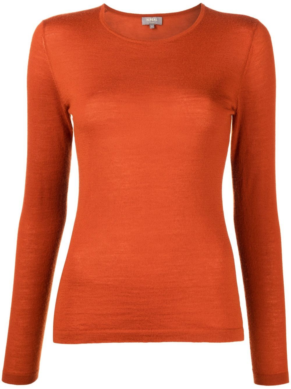 N.Peal long-sleeved cashmere top - Brown von N.Peal