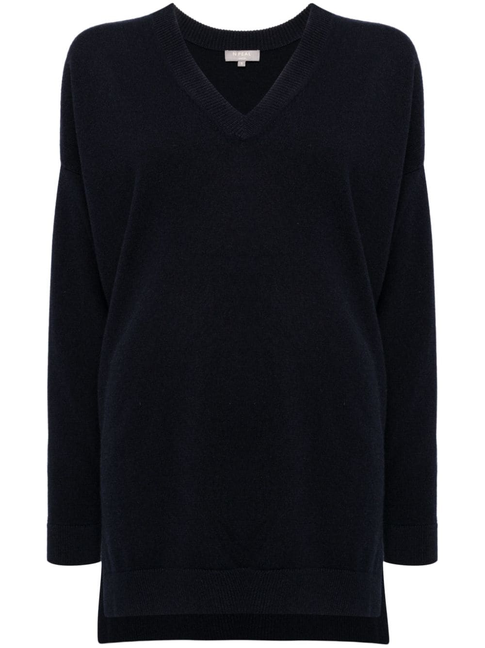 N.Peal longline cashmere jumper - Blue von N.Peal