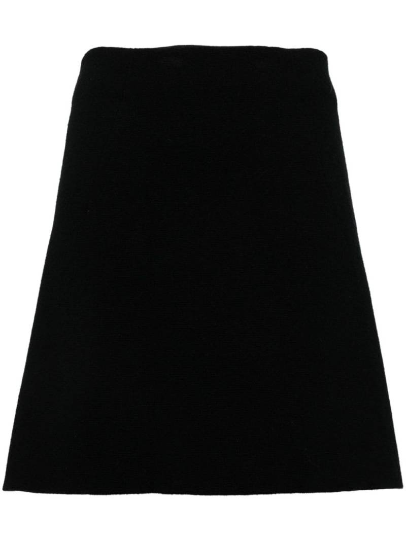 N.Peal mini knitted skirt - Black von N.Peal