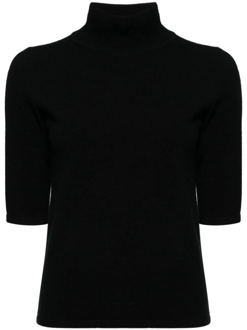 N.Peal mock-neck cashmere jumper - Black von N.Peal