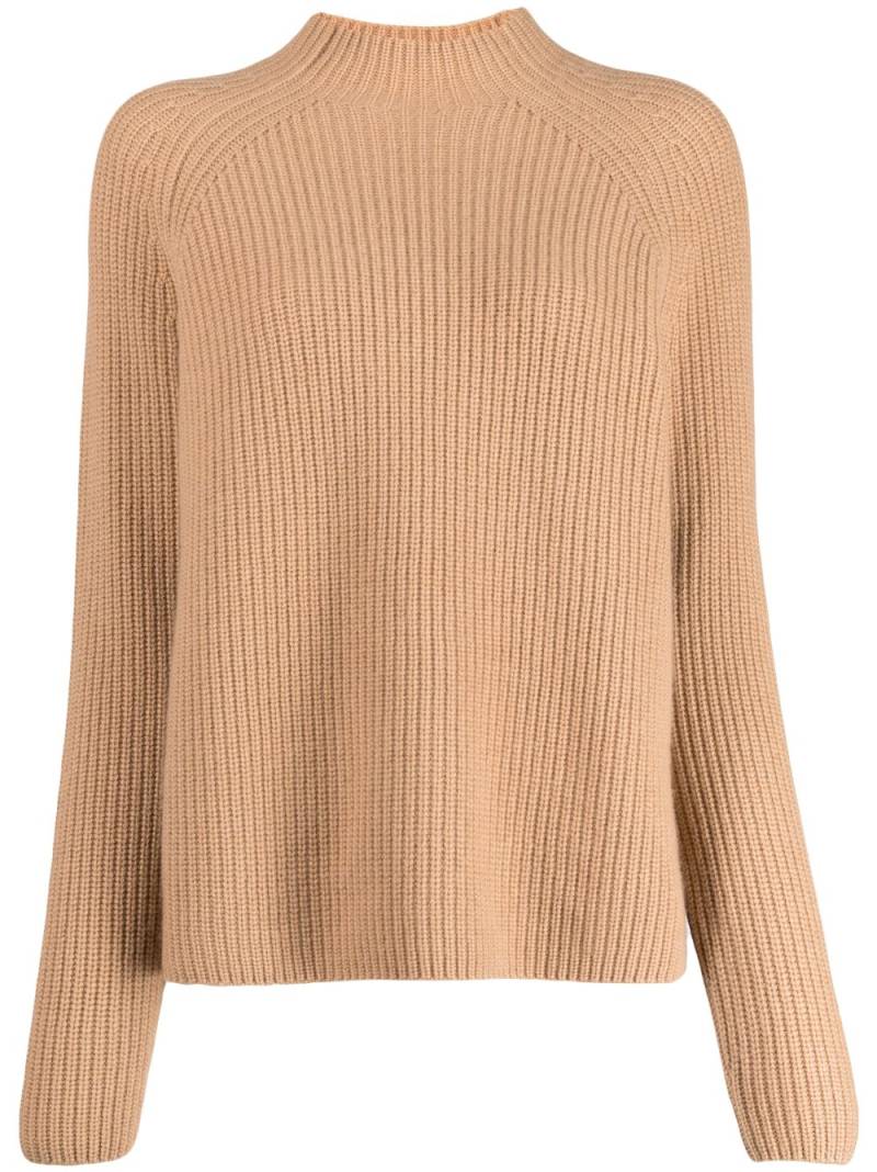 N.Peal mock-neck cashmere jumper - Brown von N.Peal