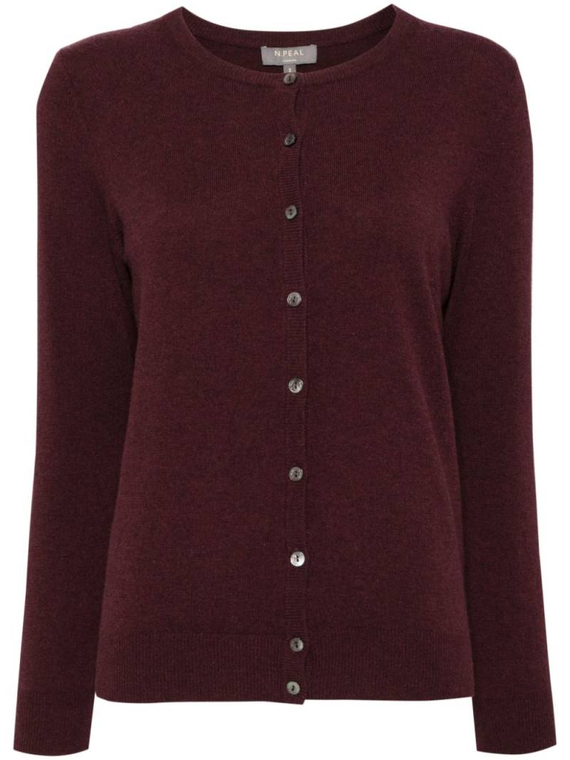 N.Peal organic cashmere cardigan - Red von N.Peal