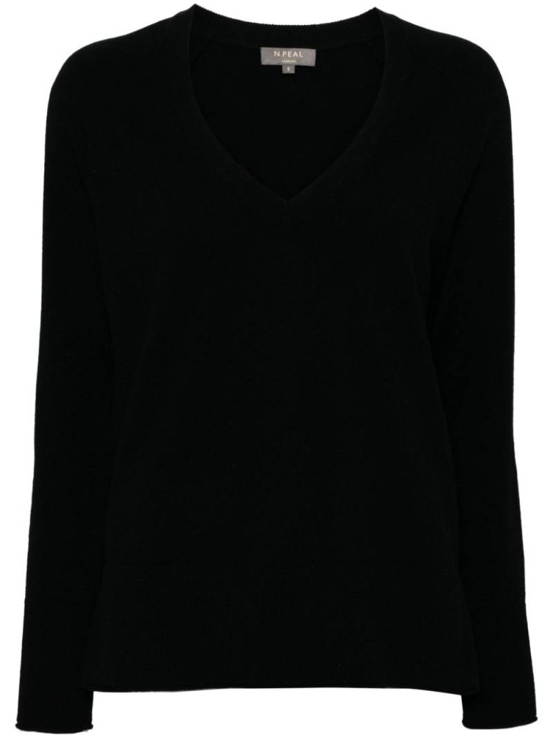 N.Peal organic cashmere sweater - Black von N.Peal