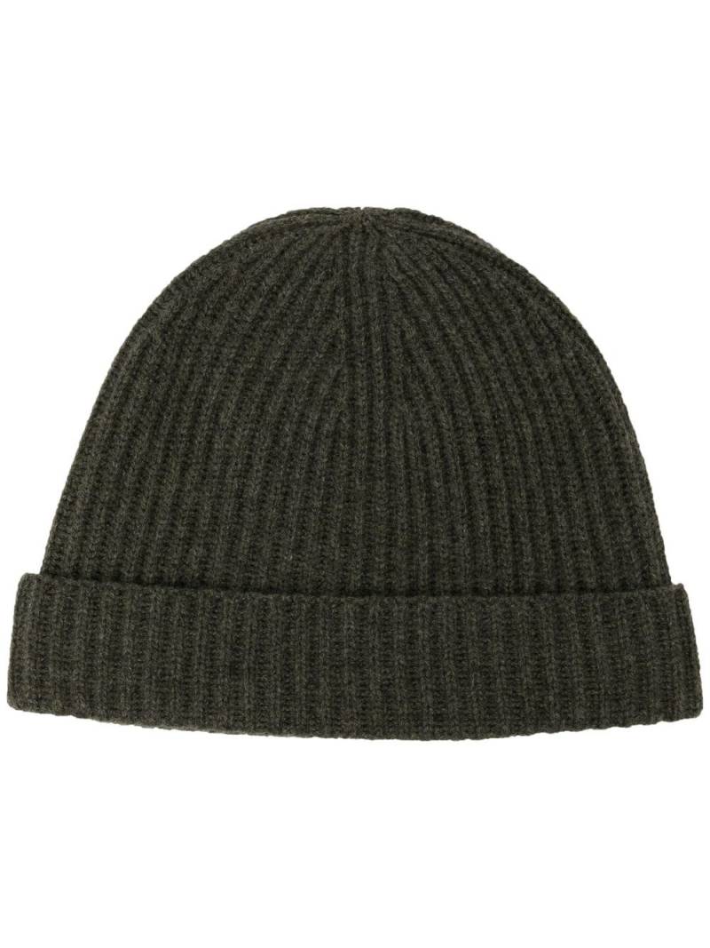 N.Peal ribbed-knit beanie - Green von N.Peal