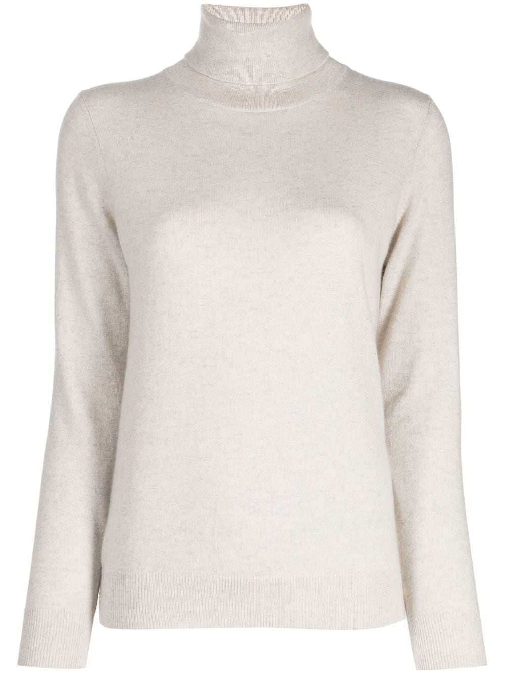 N.Peal ribbed-knit roll-neck jumper - Neutrals von N.Peal