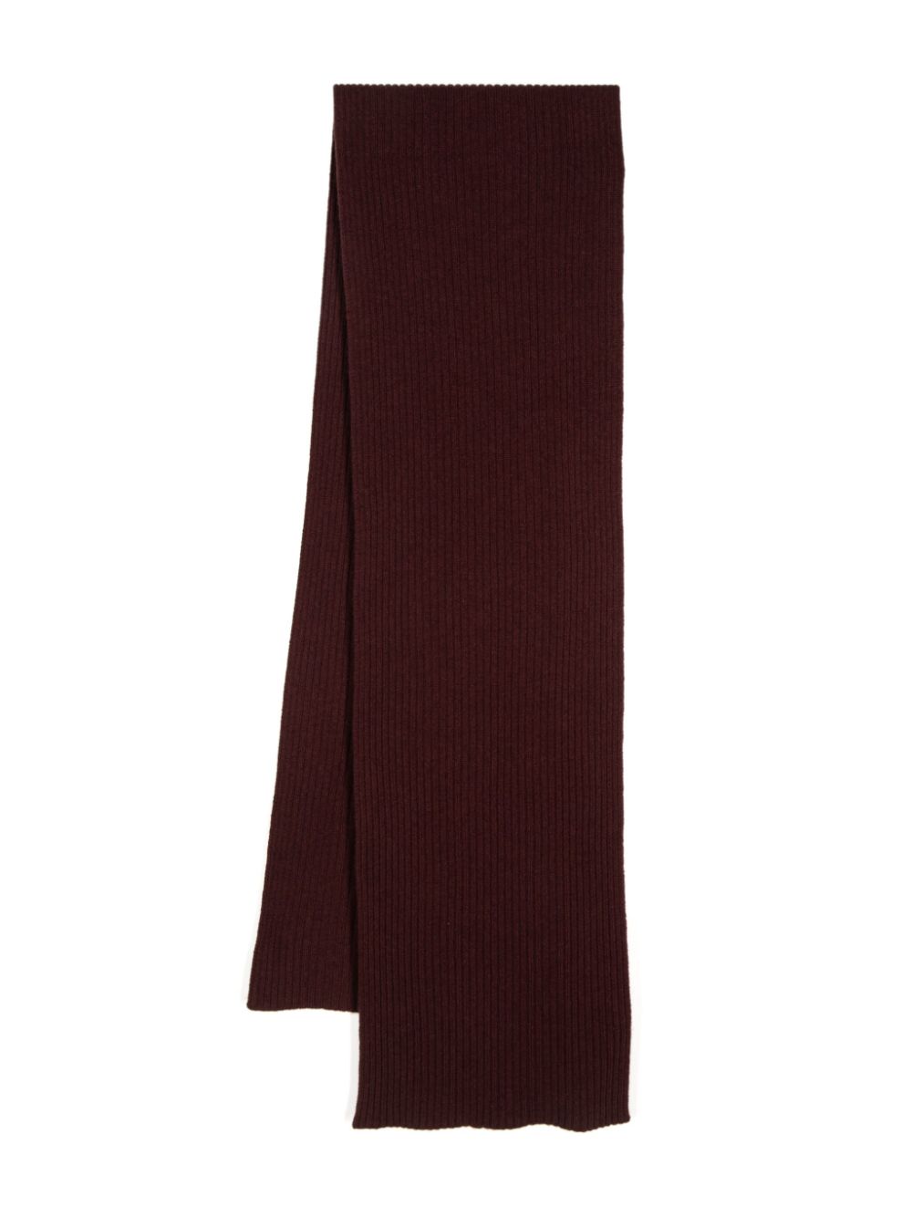 N.Peal ribbed scarf - Red von N.Peal