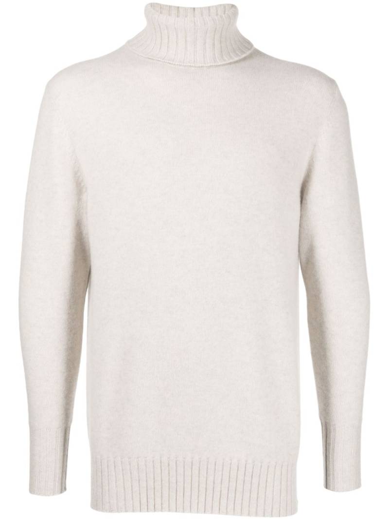 N.Peal roll-neck cashmere jumper - Grey von N.Peal