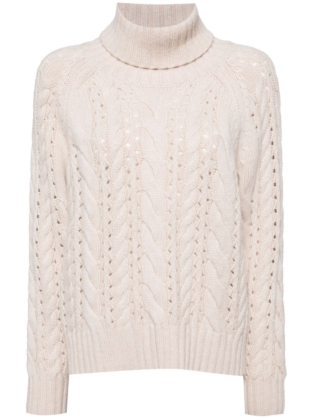 N.Peal roll-neck cashmere jumper - Neutrals von N.Peal