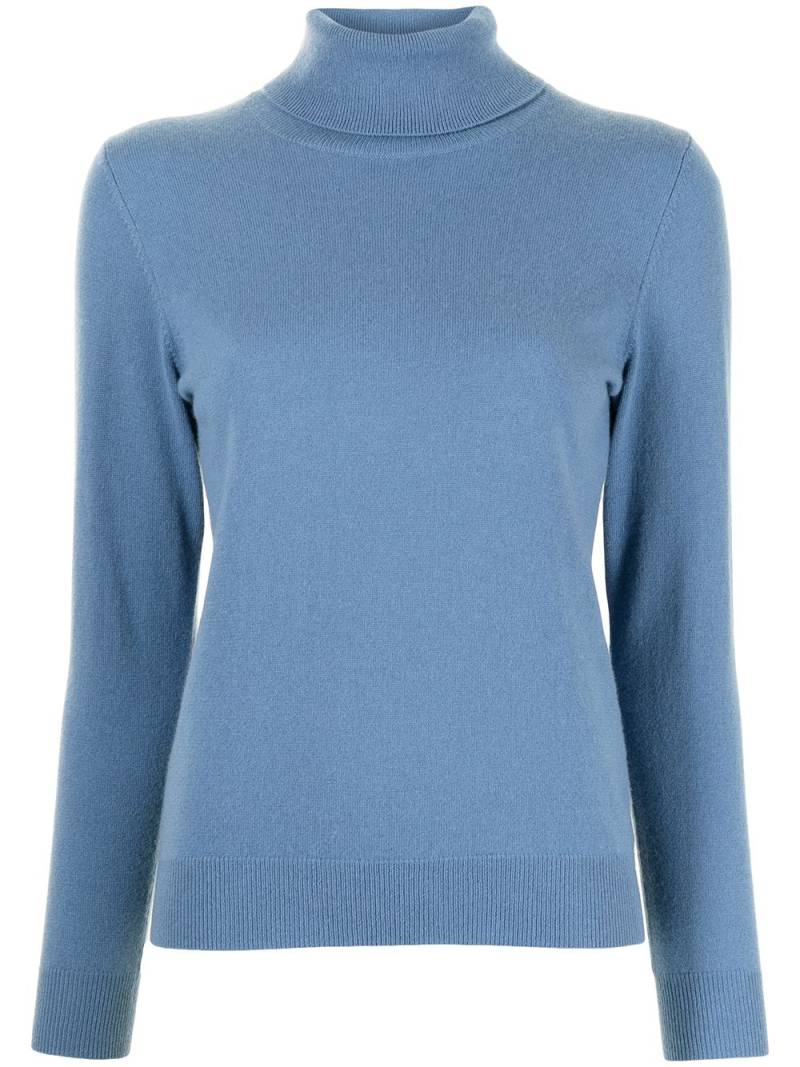 N.Peal roll neck jumper - Blue von N.Peal