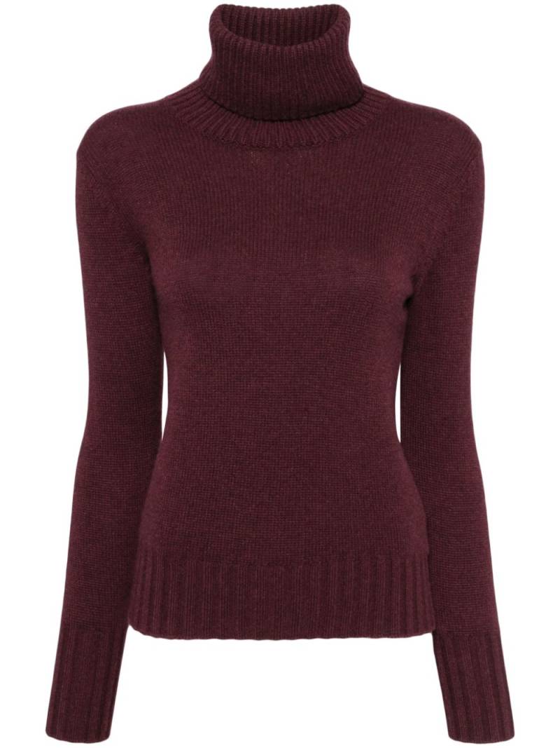 N.Peal roll neck jumper - Red von N.Peal