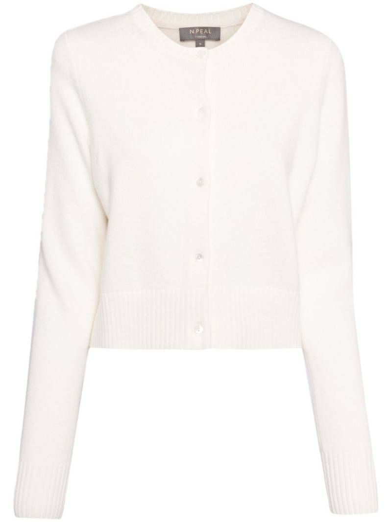 N.Peal round-neck cashmere cardigan - Neutrals von N.Peal