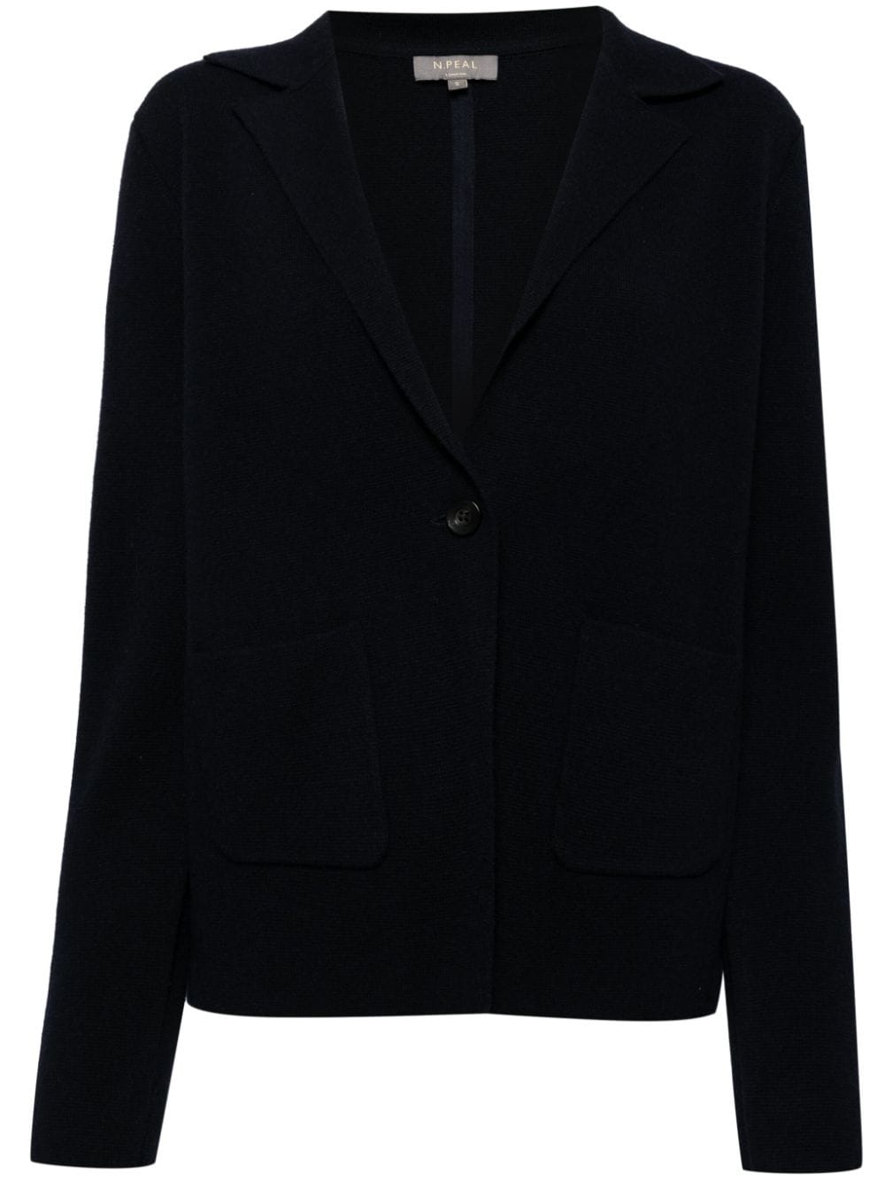 N.Peal single breasted cashmere blazer - Blue von N.Peal