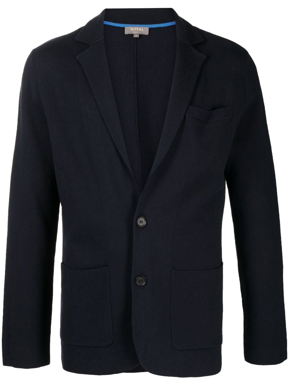 N.Peal single-breasted cotton-cashmere blazer - Black von N.Peal