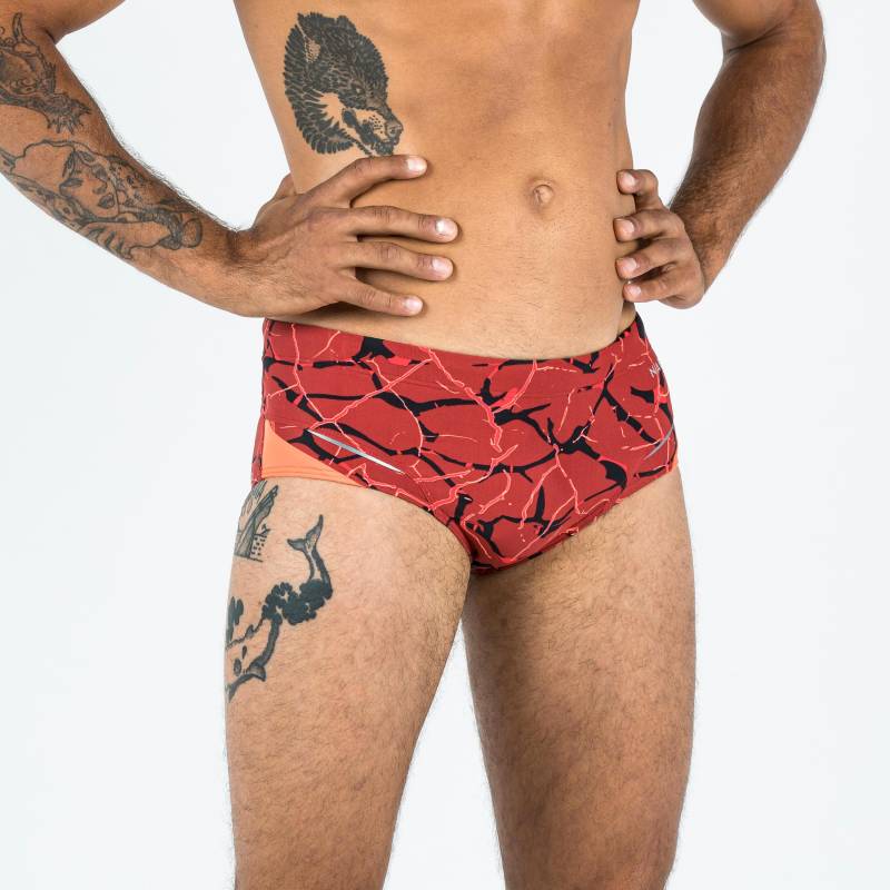 NABAIJI - Badehose 900, für Herren, Bordeaux, Größe 46 von NABAIJI