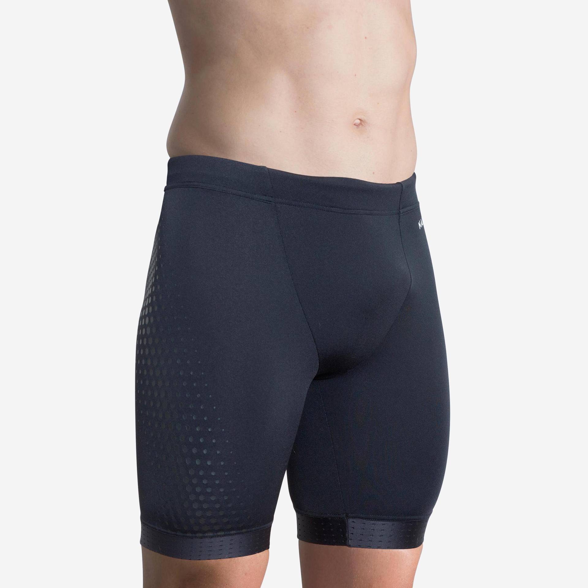 Badebekleidung - 500 Fiti Herren Charcoal Black 46 von NABAIJI