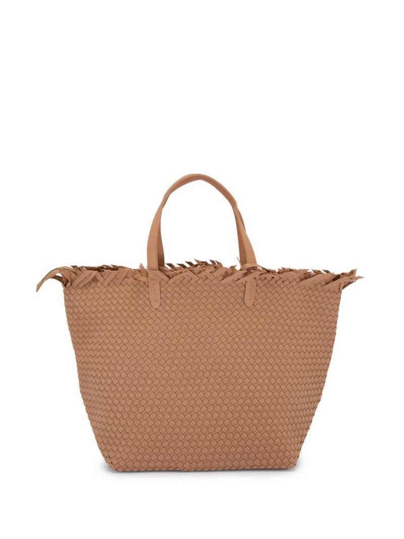 NAGHEDI Havana frayed tote bag - Brown von NAGHEDI