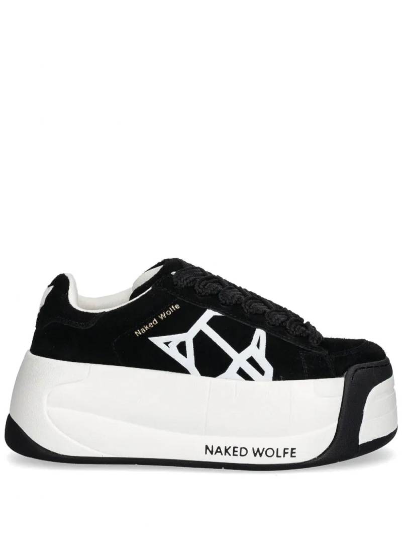 NAKED WOLFE platform sneakers - Black von NAKED WOLFE