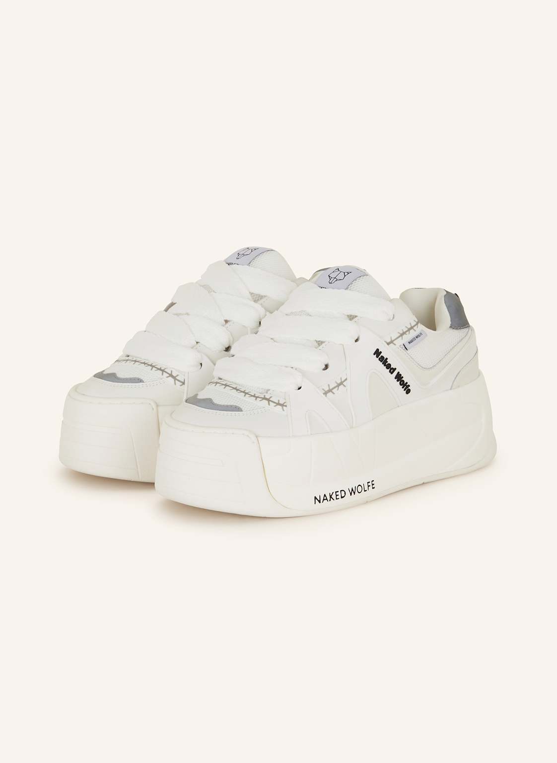 Naked Wolfe Sneaker Slider weiss von NAKED WOLFE