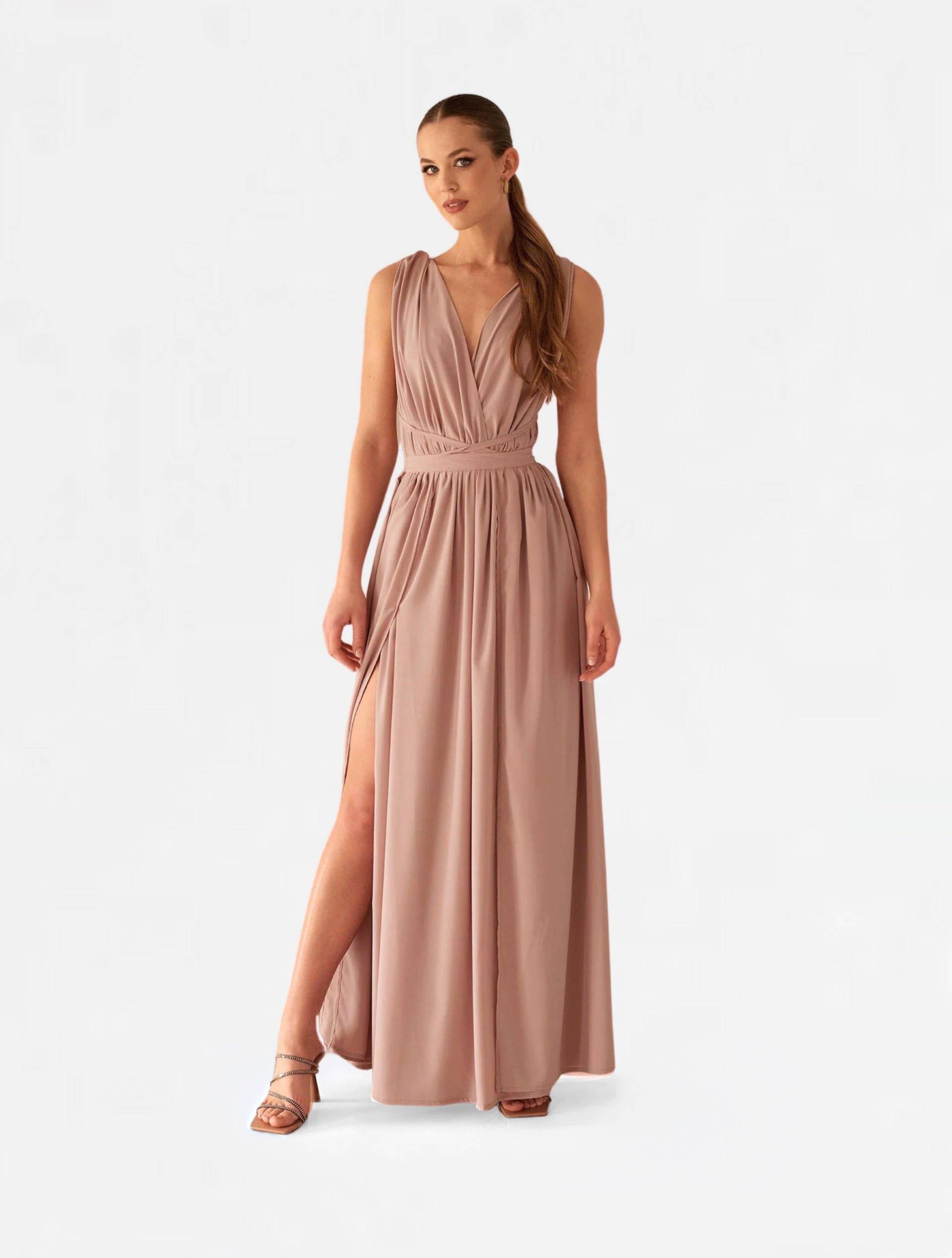 Cara Maxi Kleid Damen Puderrosa S von NANA'S