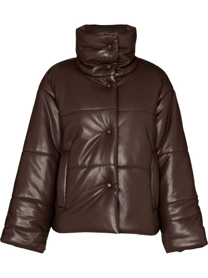 Nanushka Hide puffer jacket - Brown von Nanushka