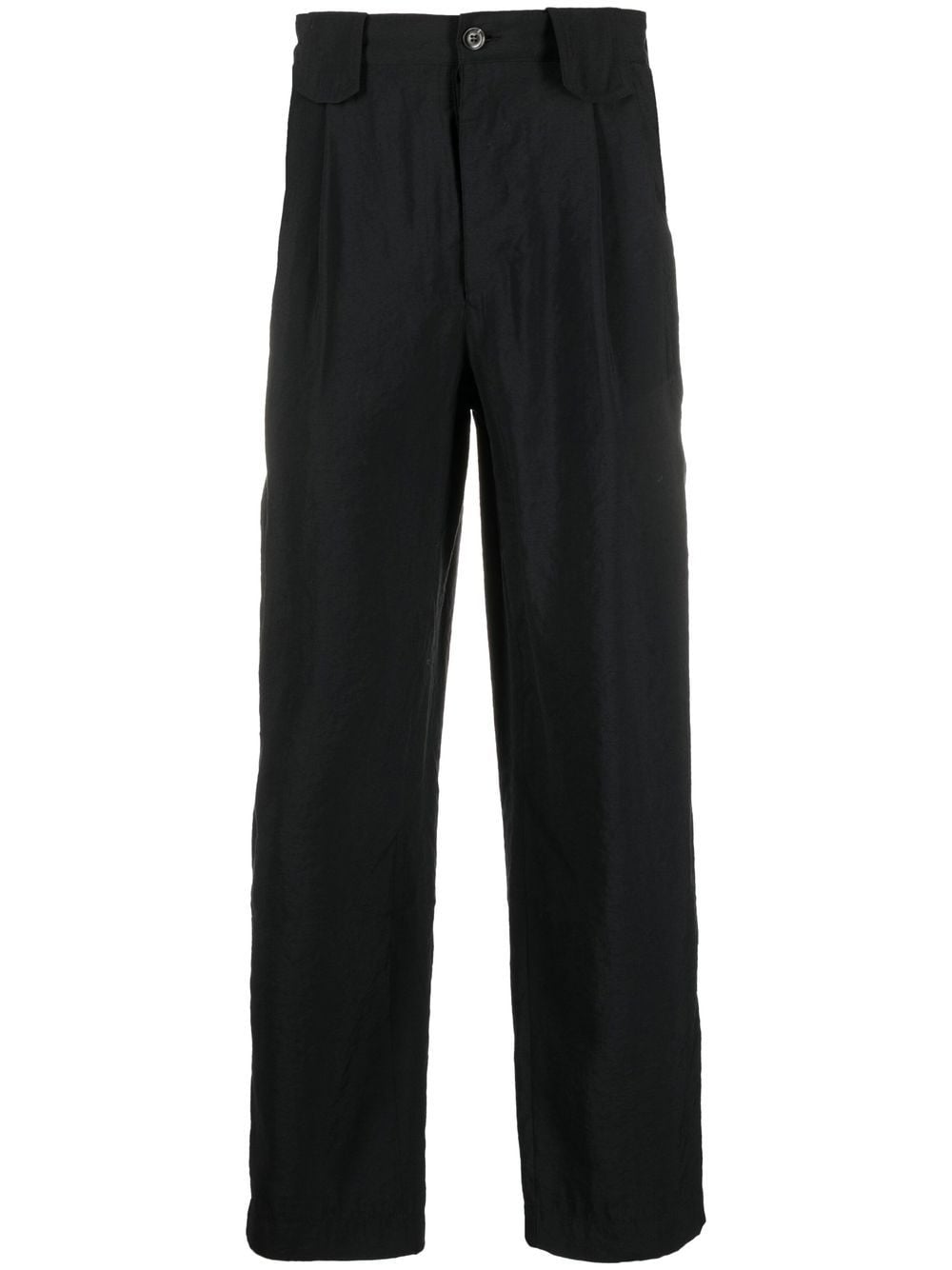Nanushka pleat-detail straight-leg trousers - Black von Nanushka
