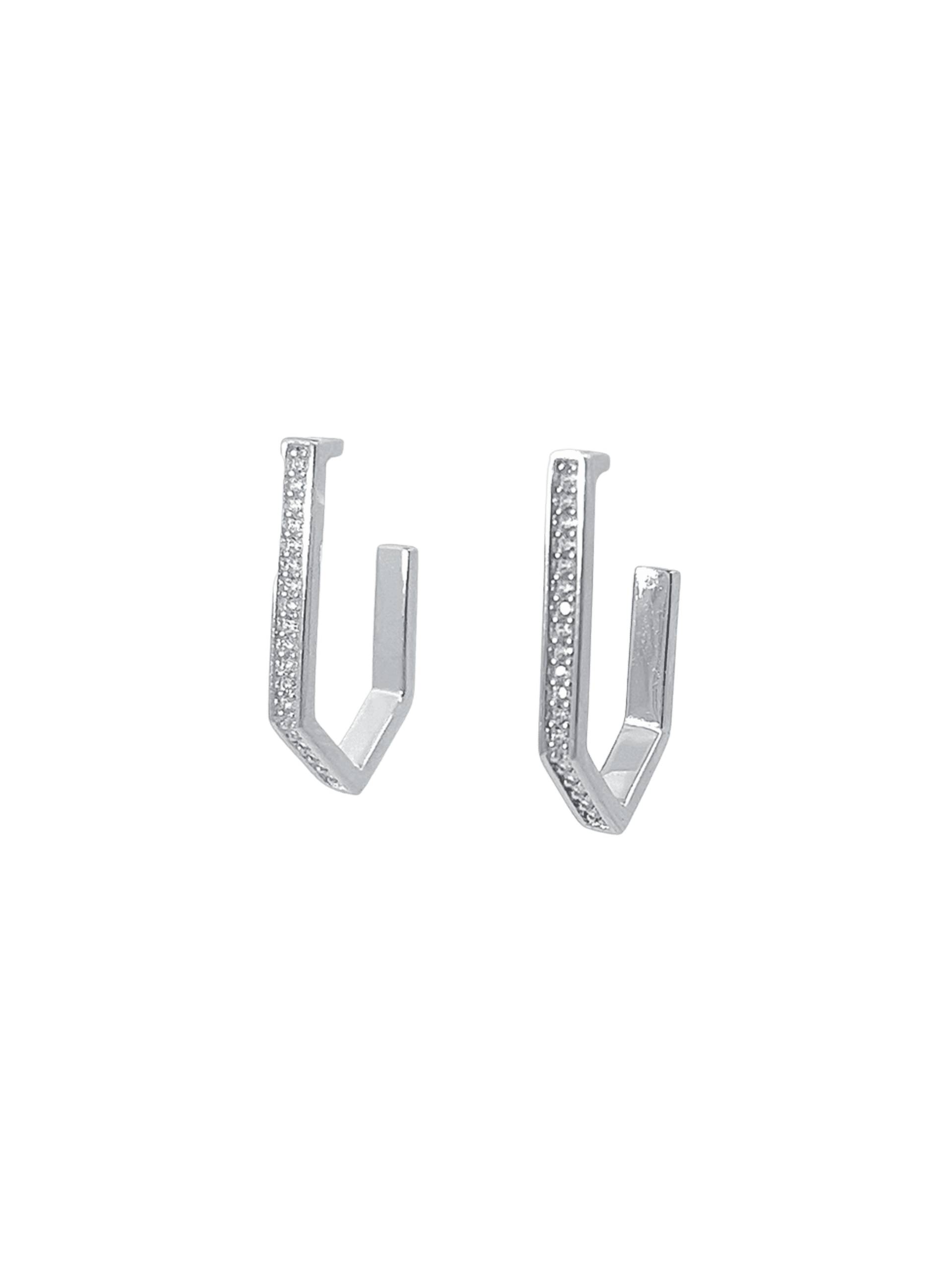 Geometry Earrings Damen Silber ONE SIZE von NATKINA