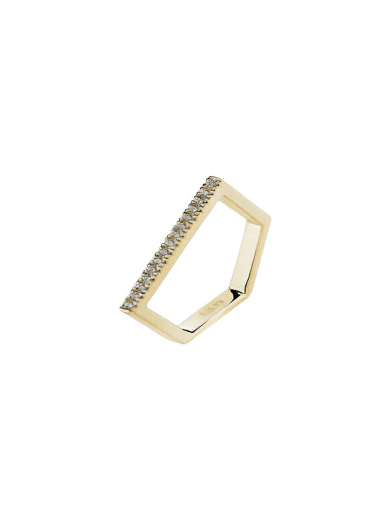 Geometry Every Day Ring Damen Gold 52 von NATKINA