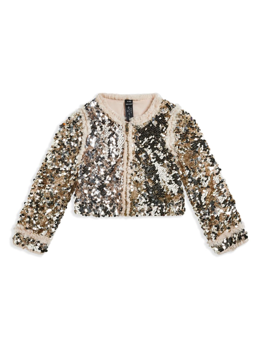 NEEDLE & THREAD KIDS Hallie bomber jacket - Silver von NEEDLE & THREAD KIDS