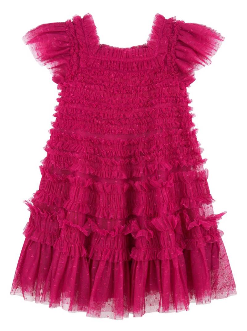 NEEDLE & THREAD KIDS Lisette ruffled flared dress - Pink von NEEDLE & THREAD KIDS