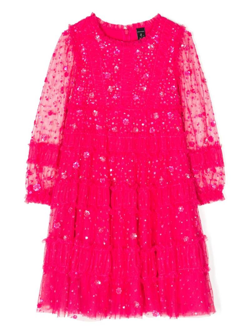 NEEDLE & THREAD KIDS Violet Shimmer sequin-embellished dress - Pink von NEEDLE & THREAD KIDS