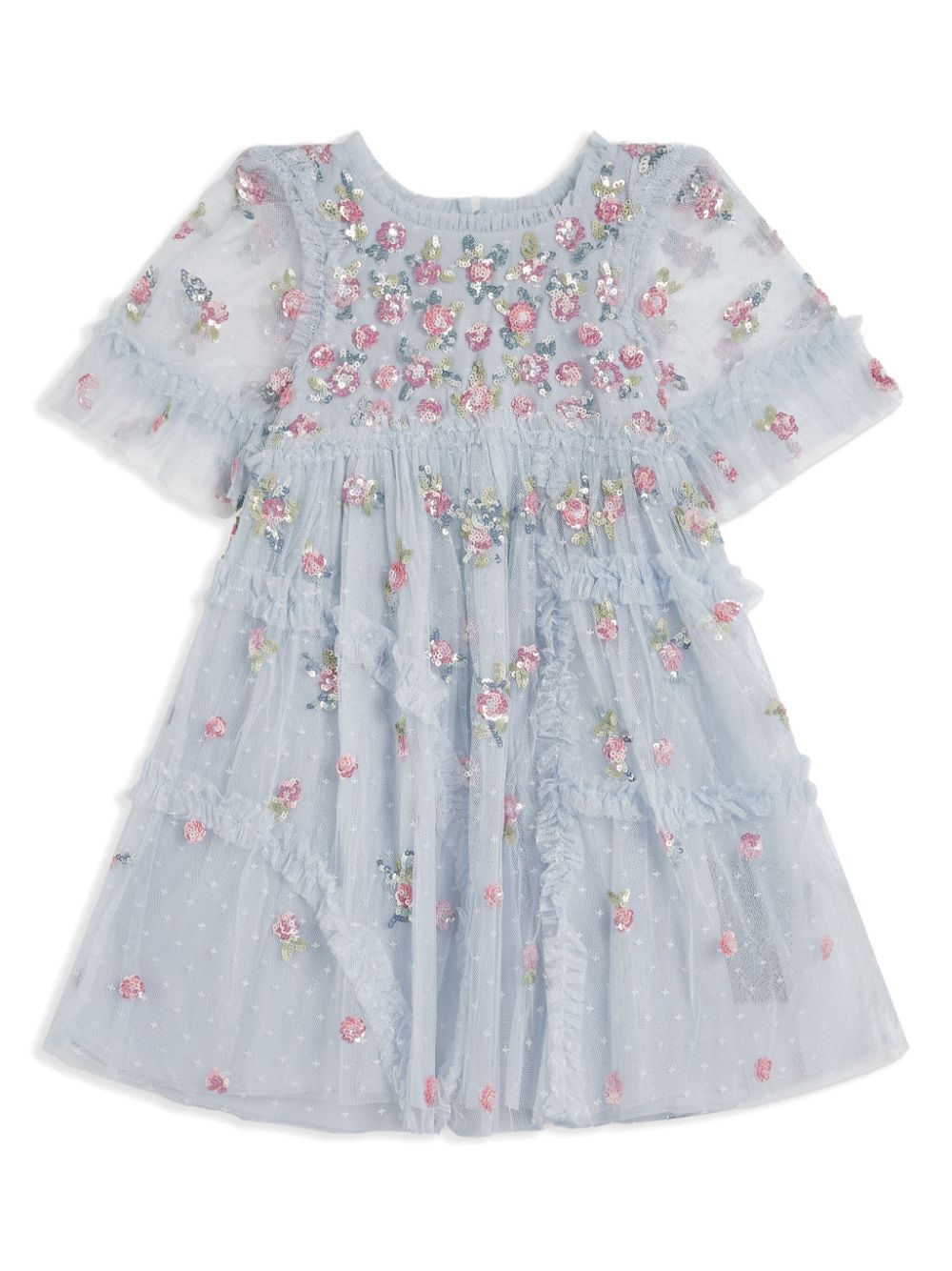 NEEDLE & THREAD KIDS sequin tulle dress - Blue von NEEDLE & THREAD KIDS