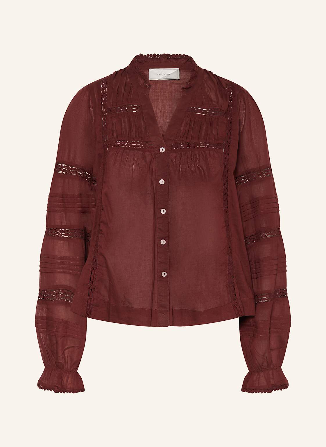Neo Noir Bluse Lyla S rot Neo Noir Bluse Lyla S rot von NEO NOIR