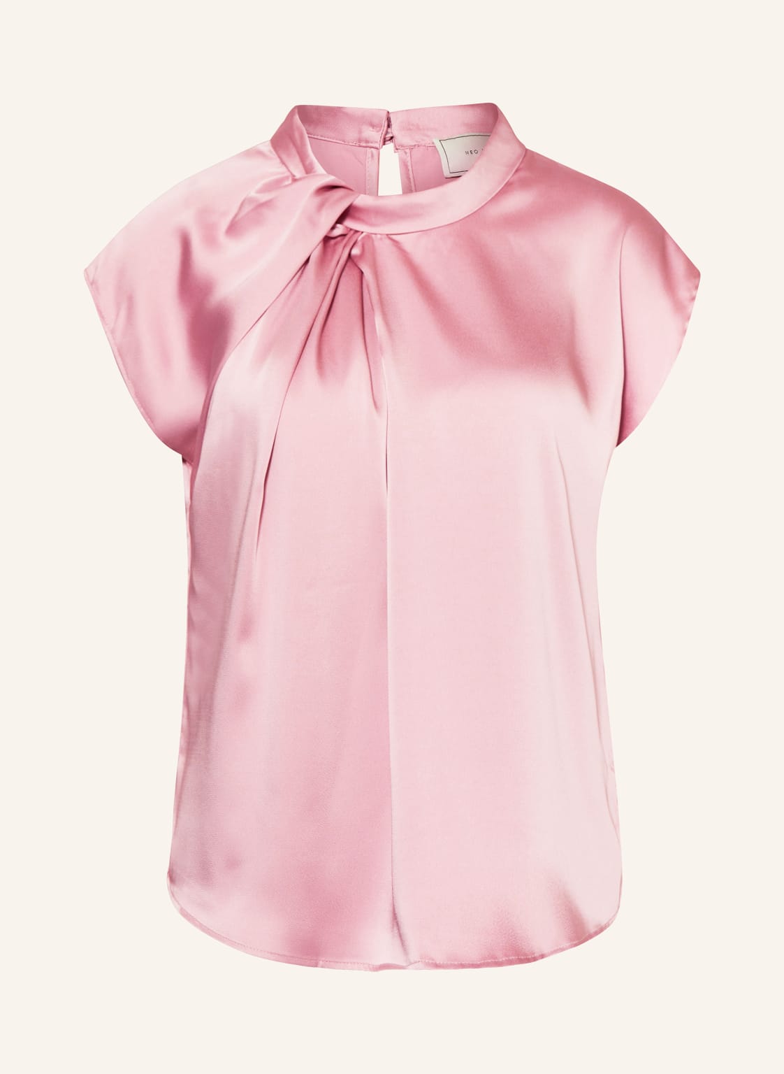 Neo Noir Blusenshirt Fleur Aus Satin rosa von NEO NOIR