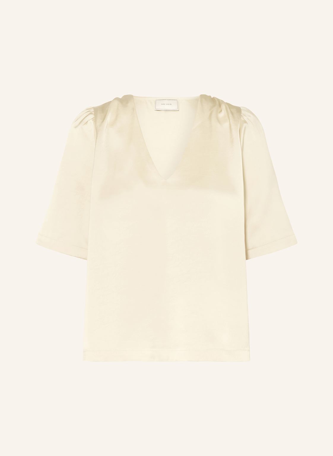 Neo Noir Blusenshirt Largo Aus Satin gelb von NEO NOIR