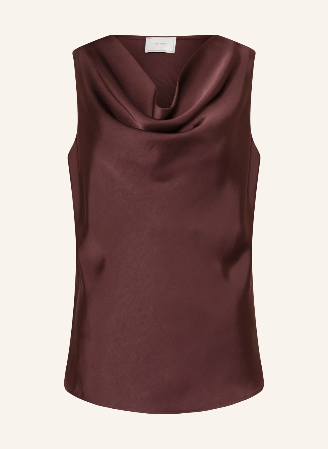 Neo Noir Blusentop Merle Aus Satin rot Neo Noir Blusentop Merle Aus Satin rot von NEO NOIR